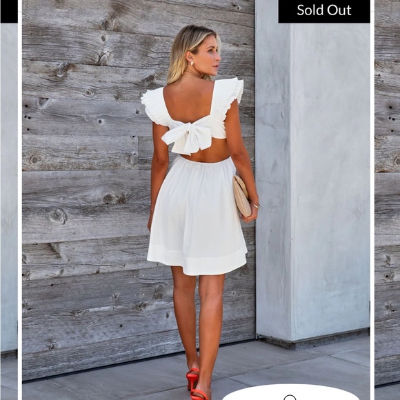 Vici White Dress - Picture 4 of 5